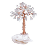 Mini Reiki Healing Crystal Money Tree Amethyst Quartz Slice Mineral Specimen