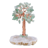 Mini Reiki Healing Crystal Money Tree Amethyst Quartz Slice Mineral Specimen