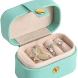 Mini Ring Box Portable Small Jewelry Organizer Show Travel