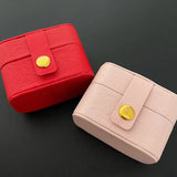 Mini Ring Box Portable Small Jewelry Organizer Show Travel
