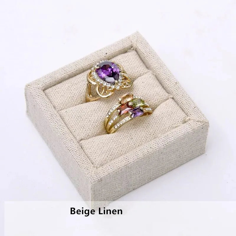 Mini Ring display Tray Velvet Ring Display Holder Ring Display Rack