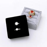 Mini Ring display Tray Velvet Ring Display Holder Ring Display Rack