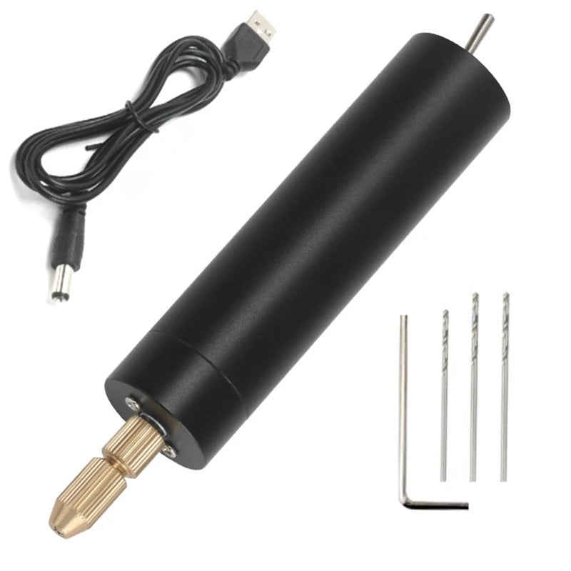 Mini Small Electric Drill Portable USB Drills Handheld Micro USB Drill DC 5V