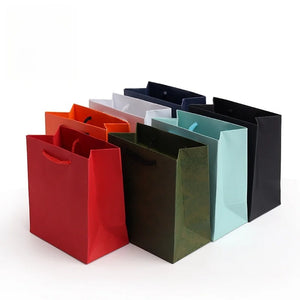 Mini Small Paper Bag With Handle Jewelry Packaging Bags Party Gift Bag