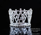 Small Tiara Crown Bridesmaid Headpiece Clear Rhinestones Crystal