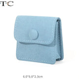 Microfiber Snap Button Cloth Bag Jewelry Storage
