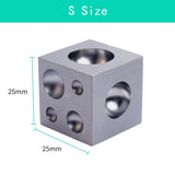 Square Metal Dapping Block for Jewelry Making Doming Tool
