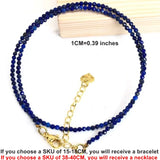 2mm Stone Beaded Necklace Bracelet Natural Agat Quartzs Female Choker