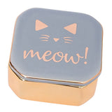 Mini Travel Jewelry Ceramic Box Cosmetic Makeup Display Organizer Case