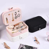 Mini Travel Jewelry Organizer Display Travel Jewelry Case Box Portable