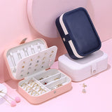 Mini Travel Jewelry Organizer Display Travel Jewelry Case Box Portable