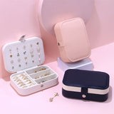 Mini Travel Jewelry Organizer Display Travel Jewelry Case Box Portable