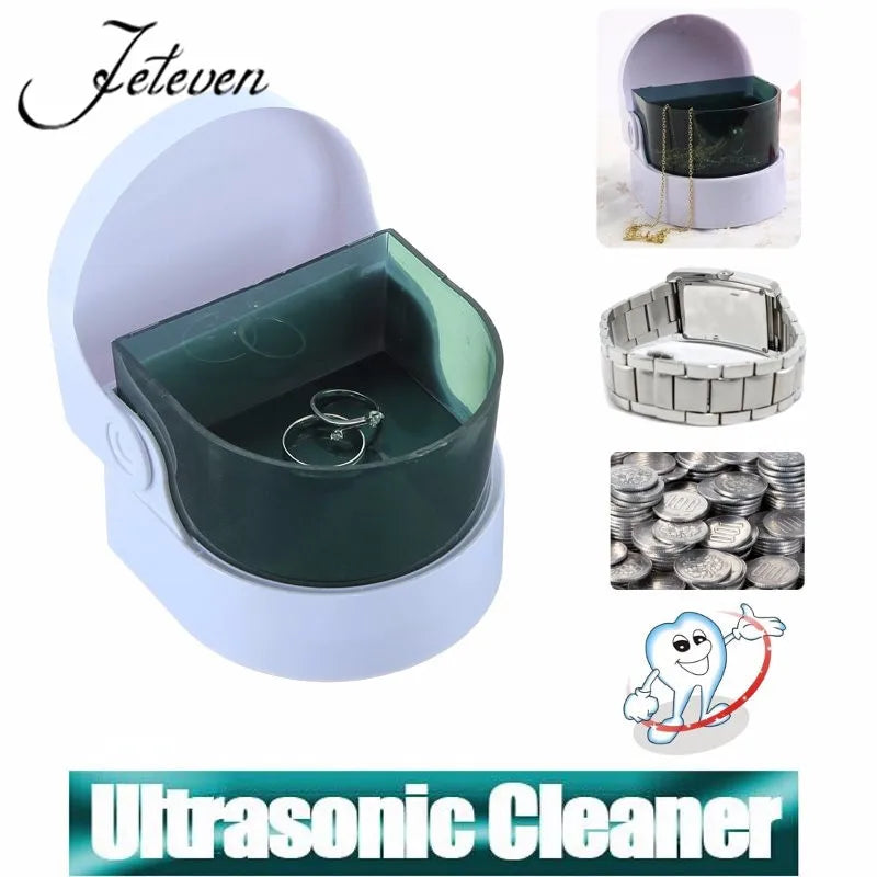 Mini Ultrasonic Cleaner for Jewelry Watch Dentures