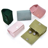 Mini Velvet Ring Jewelry Box Organizer Earrings Trinket Storage Case