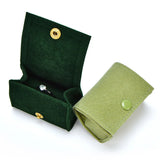 Mini Velvet Ring Jewelry Box Organizer Earrings Trinket Storage Case
