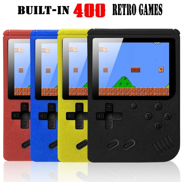 Mini Video Game Console 400 Classic Games Retro 8 Bit 3.0 Inch AV Out