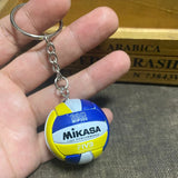 Mini Volleyball Keychain Sport Key Chain Car Bag Ball Volleyball Key Ring Holder