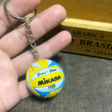 Mini Volleyball Keychain Sport Key Chain Car Bag Ball Volleyball Key Ring Holder