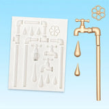 Mini Water Tap Chocolate Candy Silicone Mold Resin Mold 85LF