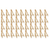 Mini Wood Display Easel, 40Pcs, Ideal for Canvases, Photos, Cards