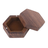 Vintage Wooden Jewelry Organizer Box for Ring Earrings