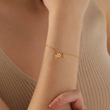 12 Constellation Necklace Birthstone Pendant Stainless Steel Chain