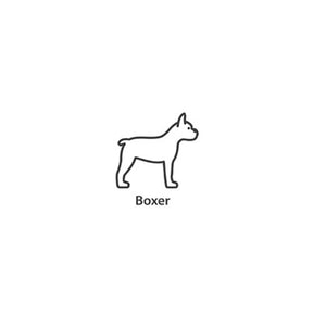 Engraved Dog Shape Name Necklace Stainless Steel Round Pendant