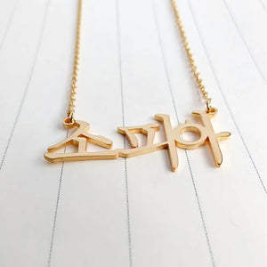 Mini-World Name Stainless Steel Necklace for Women