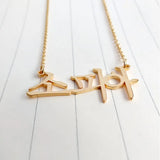 Mini-World Name Stainless Steel Necklace for Women