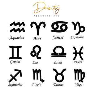 Mini-World Zodiac Pendant Necklace Stainless Steel Personalized Jewelry