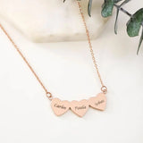 World Heart Necklace Stainless Steel Personalized Love Pendant
