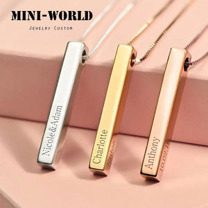 Personalized Stainless Steel Pendant Necklace for Women