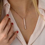 Personalized Stainless Steel Pendant Necklace for Women