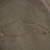 S925 Silver Plated 14K Mini Gradient Small Love Anklet