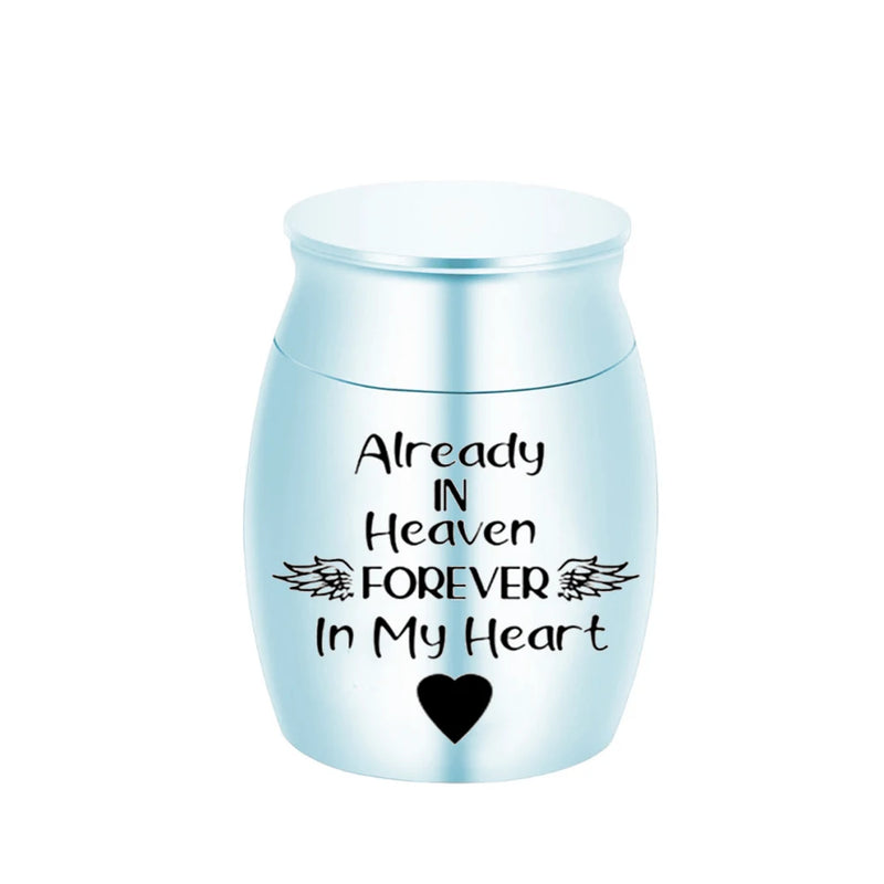 Heart Angel Wings Urn - Already in Heaven Forever in My Heart