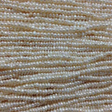 2.5-3mm Flat Pearl Bead Necklace DIY Jewelry Material
