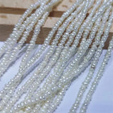 2.5-3mm Flat Pearl Bead Necklace DIY Jewelry Material