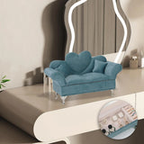 Mini Dollhouse Sofa Jewelry Box Room Decor Stylish Dolls House Furniture