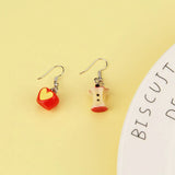 DIY Cartoon Girl Earrings Material Kit