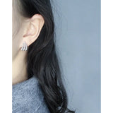 Sterling Silver Gradient Round Bead Earrings