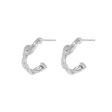 Minimal Twisted Thread Earstuds 925 Sterling Silver