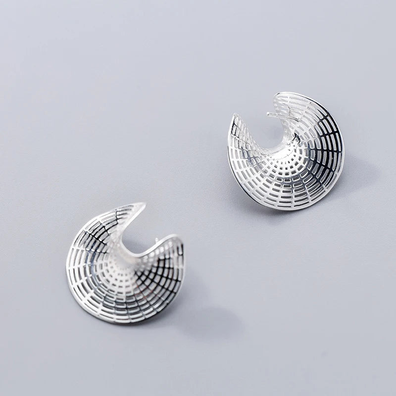 Minimalism 925 Silver Earrings Vintage Boho Jewelry