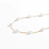 Baroque Pearl Chain Necklace for Women Y2K Jewelry Gift