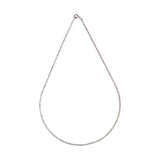 Minimalism Glitter Clavicle Chain Necklace Silver Plated