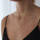 Minimalism Crystal Cross Pendant Necklace 925 Sterling Silver Chain