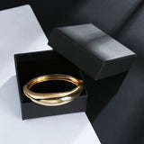 Minimalist Alloy Bangles for Women Love Wedding
