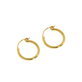 925 Silver Circle Hoop Earrings For Woman, Birthday Fine Jewelry