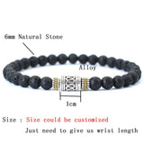 6mm Natural Stone Bracelet Unisex Yoga Meditation Beaded Lucky Red Bracelet