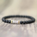 6mm Natural Stone Bracelet Unisex Yoga Meditation Beaded Lucky Red Bracelet