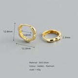 925 Silver Boho Ethnic Earrings 18k Plated Joyas Para Damas